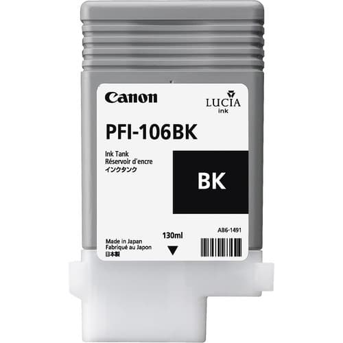 Canon Blæk Sort Pfi-106bk