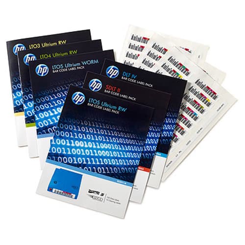 Hpe Ultrium 6 Rw Bar Code Label Pack billede