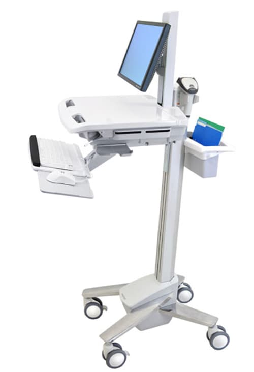 Ergotron Styleview Emr Cart With Lcd Pivot billede