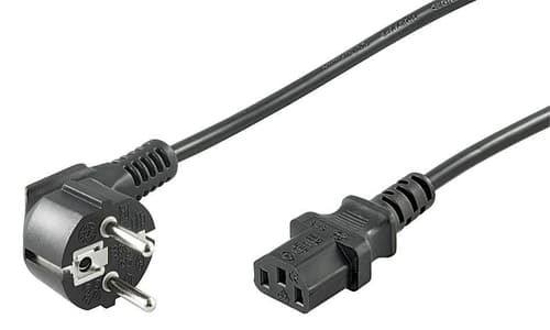 Microconnect Powercord 5m C13 C13 Musta