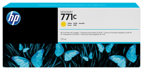 Hp Muste Keltainen No.771c - Dj Z6200