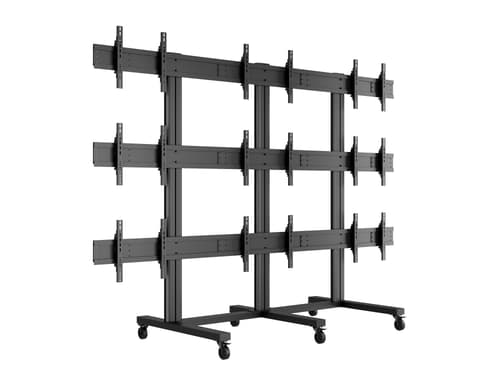 Multibrackets M Public Video Wall Stand 9-Screens 40-55" Black 360 kg 55" 800 x 400 mm