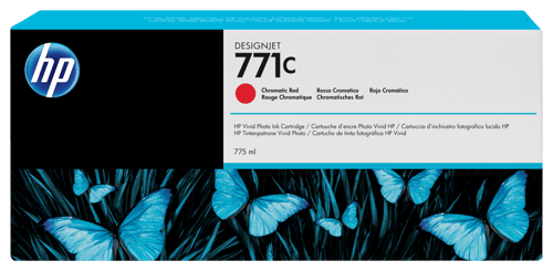 Hp Muste Punainen No.771c - Dj Z6200