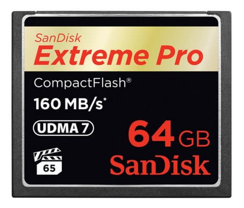 SanDisk Extreme Pro CompactFlash-kort 64GB 160MB/s