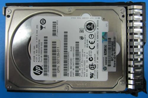 Hewlett Packard Enterprise 450Gb 6G SAS HDD 10K 2.5in SC