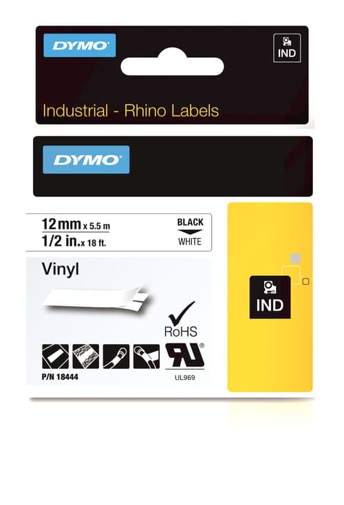 Dymo Rhinopro Coloured Vinyl