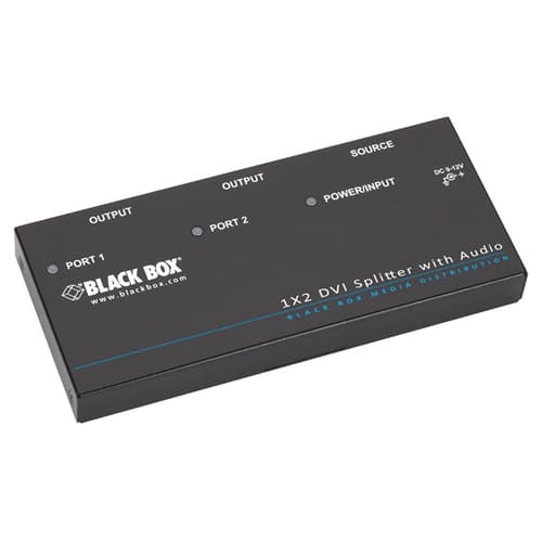 Black Box Dvi-d Splitter - 2-port Audio Hdcp