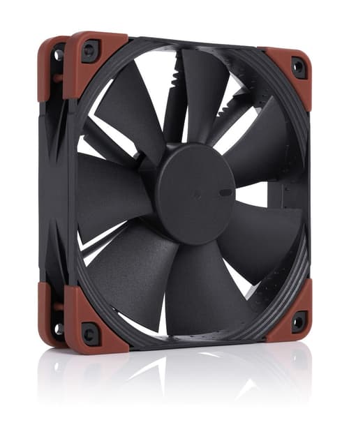 Noctua Nf-f12 Industrialppc-3000 Pwm 120mm Ventilator Brun, Sort billede