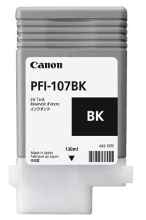 Canon Blæk Sort Pfi-107bk