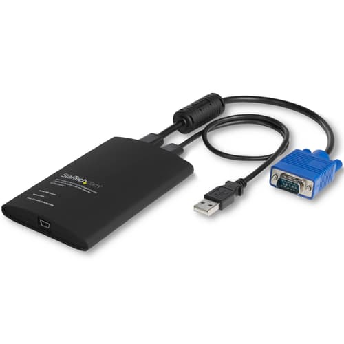 Startech Kvm Console To Laptop Usb 2.0 Portable Crash Cart Adapter With File Transfer