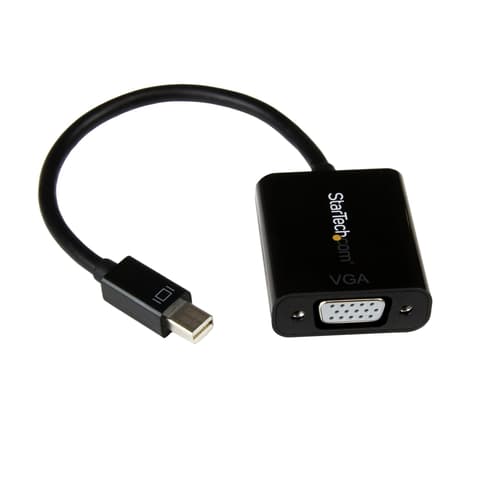 Startech Adapter 0.18m. Mini Displayport Vga Sort billede