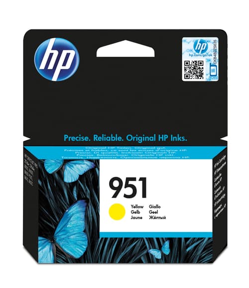 Hp Blæk Gul No.951 8ml - Oj 251dw/276dw billede