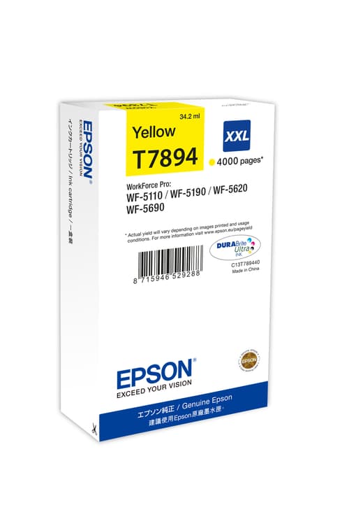 Epson Muste Keltainen T7894 Xxl