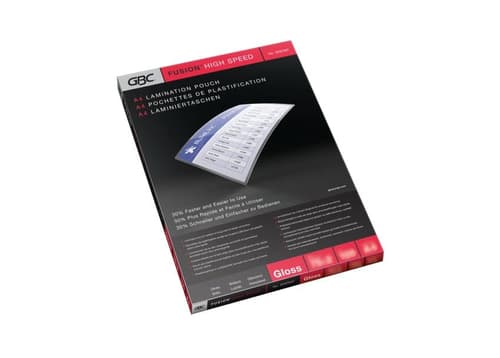 GBC HighSpeed Pouch - 100-pack - glossy - 216 x 303 mm - lamination pouches
