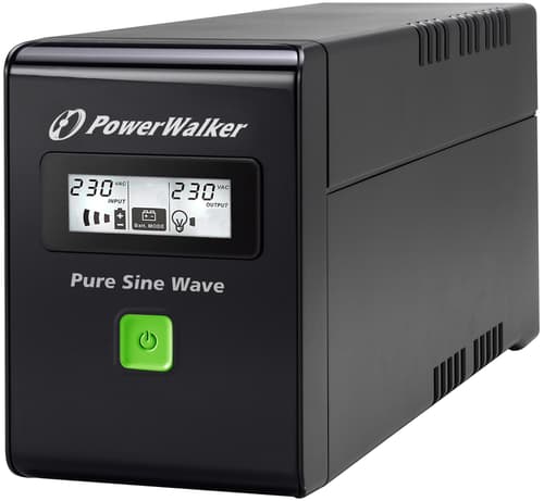 Powerwalker Vi 600 Sw Ups-virtalähde Linjainteraktiivinen 0,6 Kva 360 W 2 Ac-pistorasia(a)