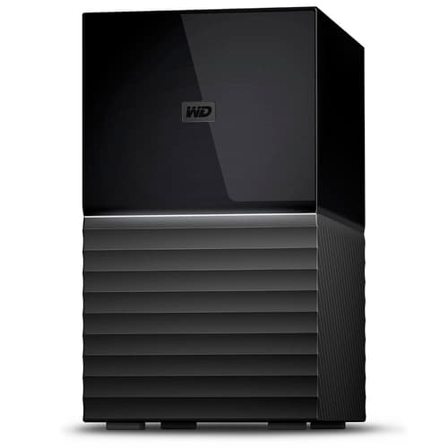 WD My Book Duo WDBFBE0160JBK - Harddisk-array - 16 TB - 2 bays - HDD 8 TB x 2 - USB 3.1 (ekstern)