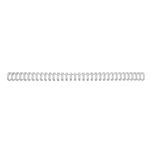 Gbc Metallspiral 3:1 No9 14mm A4 Silver 100st
