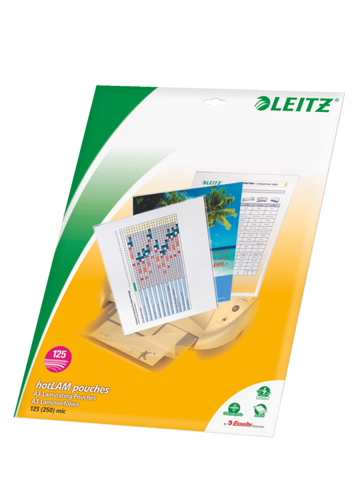 Leitz Lamineringsficka 125mic A3 25st billede