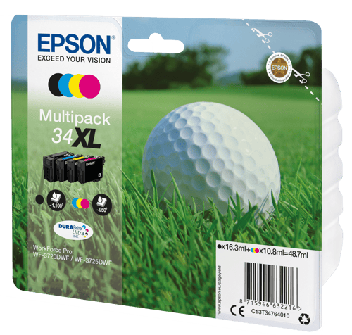 Epson Blæk Multipak (bk/c/m/y) 34xl