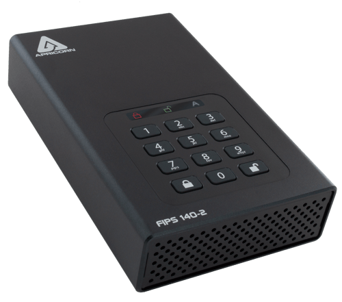 Apricorn Aegis Padlock Dt 6tb Desktop Drive 256-bit Fips Musta