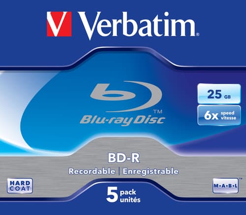Verbatim Bd-r X 5 Bd-r 25gb 5pc(s)
