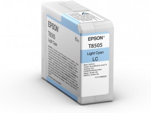 Epson Blæk Ljus Cyan Hd T8505 80ml - Surecolor P800