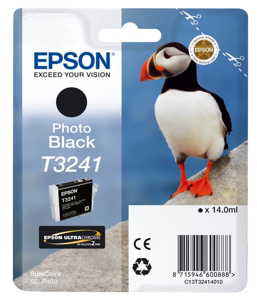 Epson Blæk Foto Sort T3241 - Sc-p400