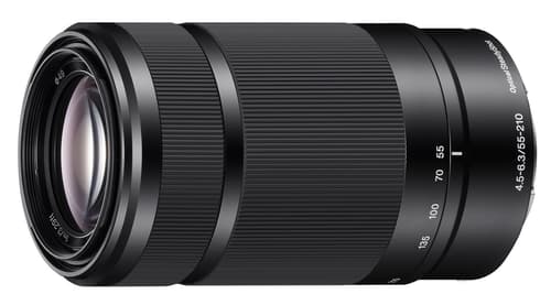 Sony SEL55210 - Telefoto zoom objektiv - 55 mm - 210 mm - f/4.5-6.3 OSS - Sony E-mount - for Cinema Line  a VLOGCAM  a1  a1 II  a6700  a7 IV  a7 V  a7C  a7C II  a7CR  a7R V  a9 III
