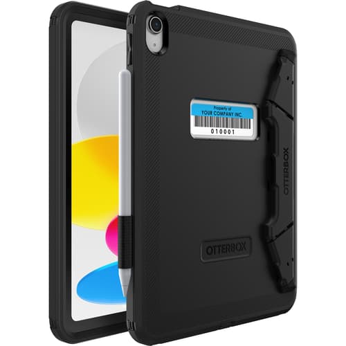 Otterbox Defender Education Case With Kickstand And Screen Protection Ipad 10th Gen, Ipad 11th Gen Sort billede