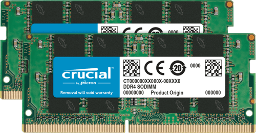 Crucial Ct2k16g4sfra32a Ram-minnen 32 Gb 2 X 16 Gb Ddr4 260-pin So-dimm 32gb 3200mhz Ddr4 260-pin So-dimm
