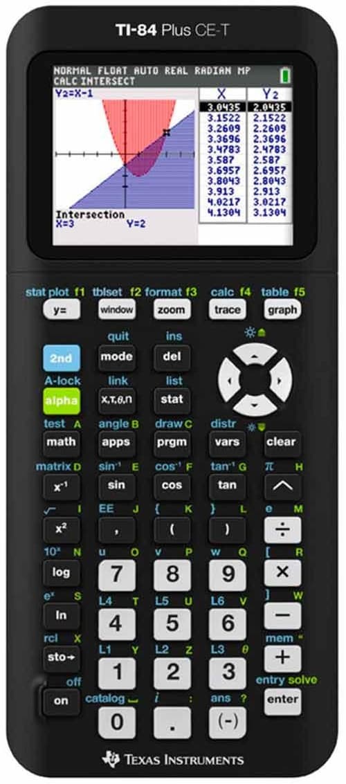 Texas Ti-84 Plus Ce-t Python Color billede