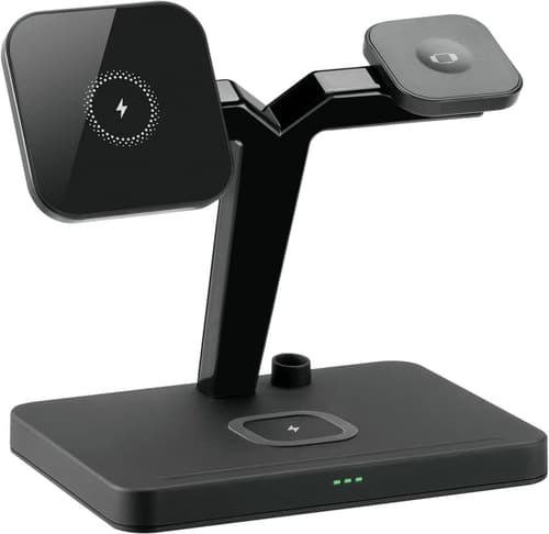 Cirafon On-table Qi Fast Charger Wireless Multistand Svart