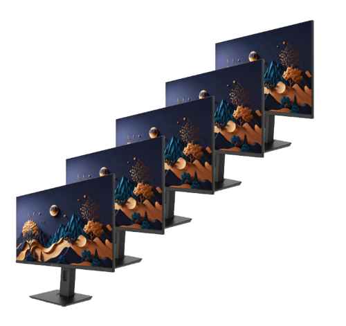 Voxicon D32qoef Ergonomisk Skärm 5 Pcs 31.5"" 2560 × 1440pixels Ips 16:9 60hz