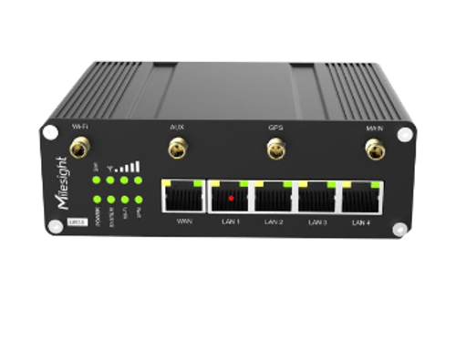 Milesight Ur35-l04af-w Trådløs Router Hurtigt Ethernet Enkelt Band (2,4 Ghz) 4g Sort