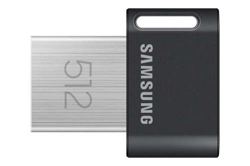 Samsung Fit Plus 512gb Usb-a Grå, Sølv