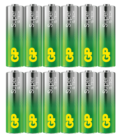 Gp Batteries Super Alkaline Gp15a Engangsbatteri Aa, Lr06 billede