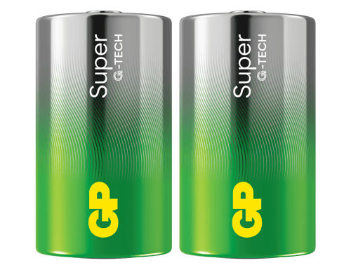 Gp Batteries Super Alkaline Gp13a Engångsbatteri D, Lr20 Alkalisk