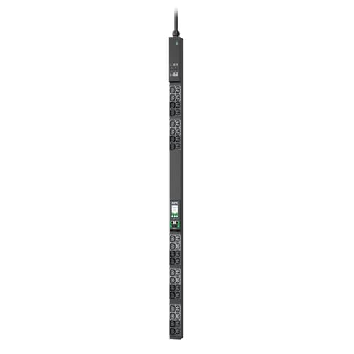 APC NetShelter Rack PDU Advanced - Strømfordelingsenhed (rackversion) - målt, 230 V, 32 A - AC 200-240 V - 7.4 kW - 7400 VA - 1-faset - Ethernet 10/100/1000, Ethernet 10/100 - input: IEC 60309 332P6 - output-stikforbindelser: 40 (20 x IEC 60320 C13/C15/C19/C21, 20 x IEC 60320 C13/C15) - 0U - 3 m ledning - sort - TAA-kompatibel