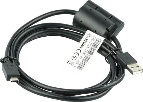 Zebra Cable Usb Cbl-tc2x-uusbc-01 Usb-a Usb-c Musta