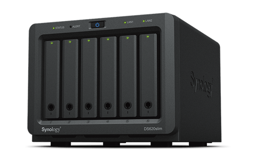 Synology Ds620slim 6-bay Nas-case - (outlet-vare Klasse 2)