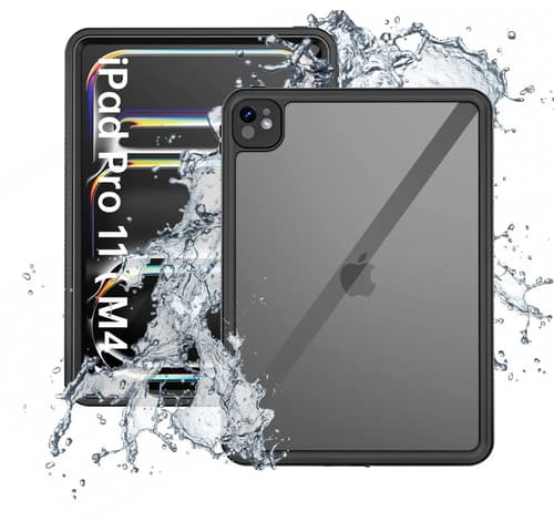 Armor-x Waterproof, Shock & Dust Proof Case Ipad Pro 11 tommer (2024), Ipad Pro 11 tommer (2025) Sort