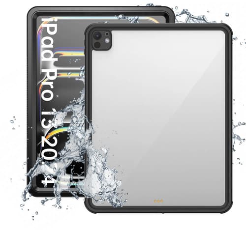 Armor-x Waterproof, Shock & Dust Proof Case Ipad Pro 13 tommer (2024), Ipad Pro 13 tommer (2025) Sort