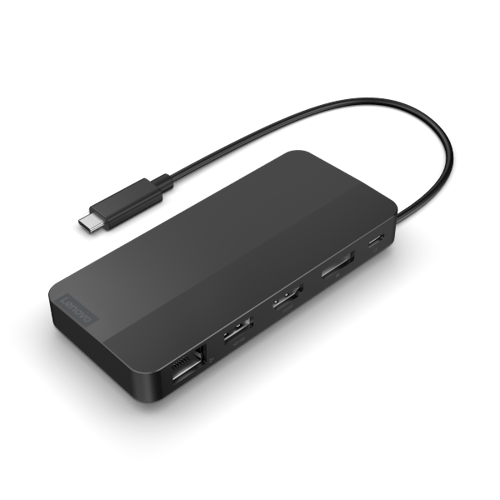 Lenovo Usb-c Dual Display Travel Dock Usb-c 3.2 Gen 1 (3.1 Gen 1) billede