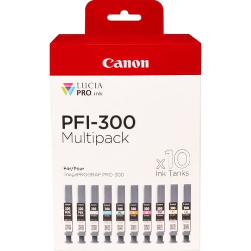 Canon Ink Multipack Pfi-300 10pcs - Pro-300