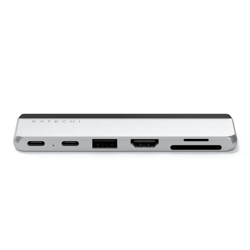 Satechi Dual Usb-c Hub For Surface Pro 9 Usb-c 3.2 Gen 2 (3.1 Gen 2)