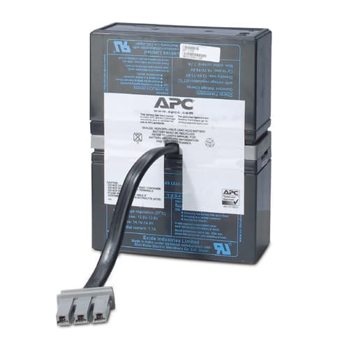 APC Replacement Battery Cartridge #33 - UPS-batteri - 1 x batteri - Blysyre - brunsort - for P/N: BR1100CI, BR1100CI-IN, BR650CI, BR650CI-RS, BT1500, BT1500BP, SC1000ICH, SN1000