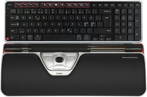 Alternativ bild 0 för Contour Design Rollermouse Red Plus + Balance Keyboard