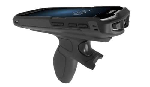 Zebra Stregkodescanners Klik På-aftrækkehåndtag Og Solidt Støvlesæt