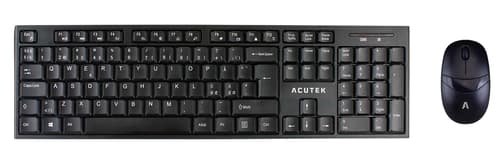 Acutek Mouse And Keyboard Kit Langaton Pohjoismainen
