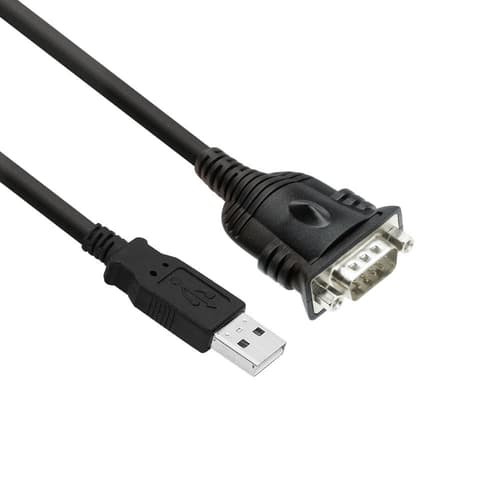 Ewent Act Em1016 Sarjakaapeli Musta 0,6 M Usb A-tyyppi Db-9
